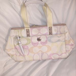 Authentic pastel COACH PURSE